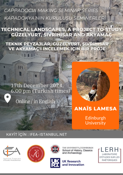 Seminar series - Cappadocia Making: Between Territories and Landscapes of Güzelyurt, Sivrihisar, Akyamaç and Their Surroundings