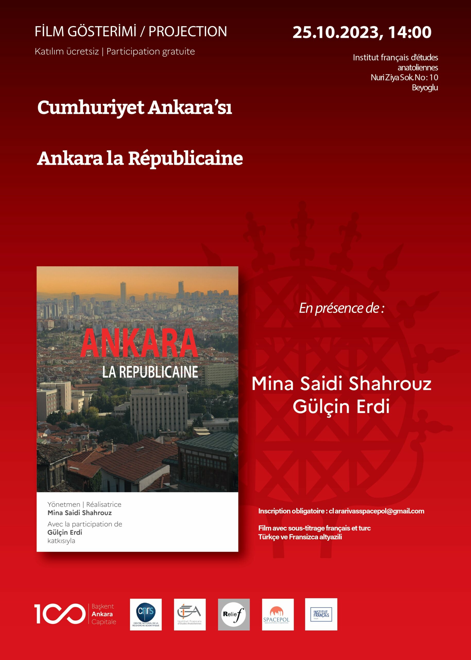 Projection  - Ankara la Républicaine