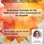 Seminar - Emotional Landscapes Through Turkey’s Past and Present