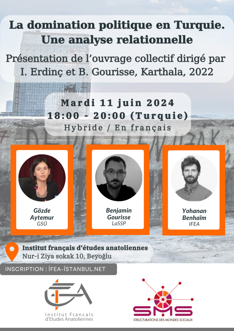 La domination politique en Turquie. Une analyse relationnelle -  Présentation de l’ouvrage collectif dirigé par I. Erdinç et B. Gourisse, Karthala, 2022
