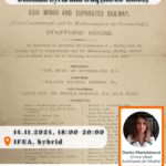 Conference - Mysterious M. Falkowski, ingénieur civil: railways and informal imperialism in the Ottoman Syria and Iraq (1850s-1860s)