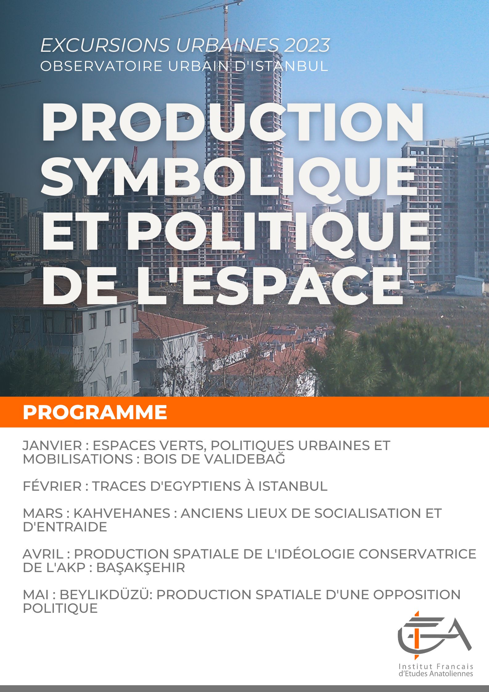 Cycle d’excursions urbaines 2023 - La production symbolique et politique de l'espace