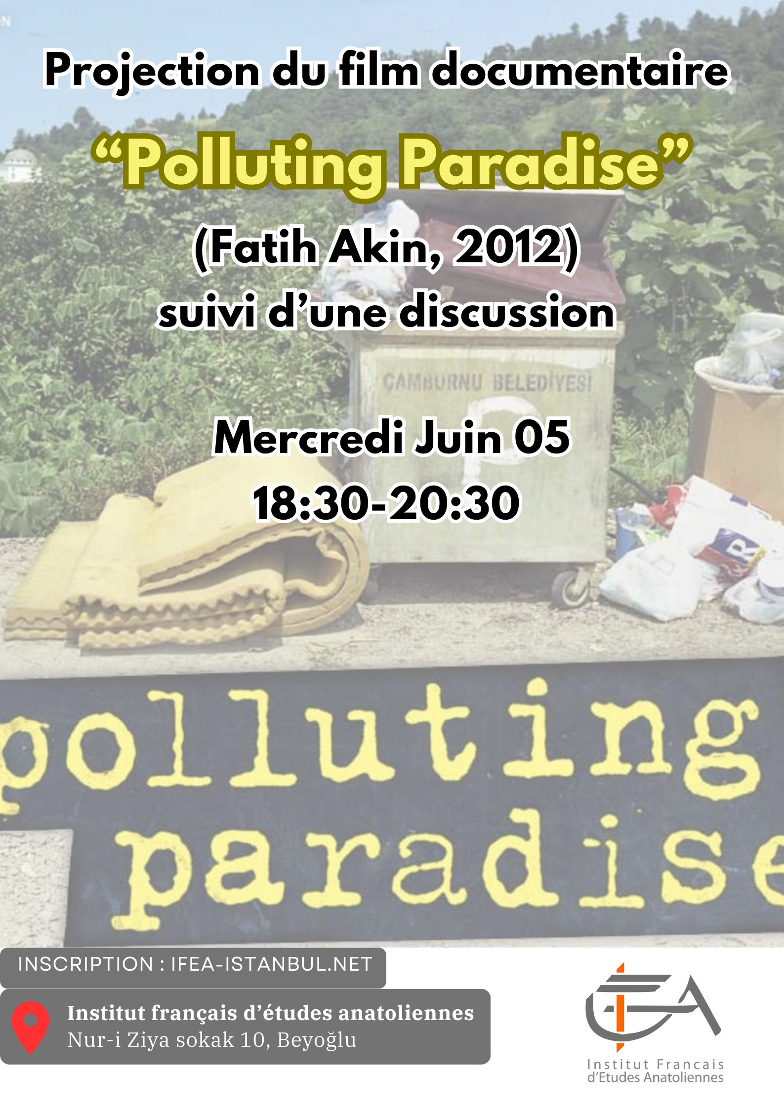 Projection d'un film documentaire sur la thématique des mobilisations sociales écologistes en Turquie