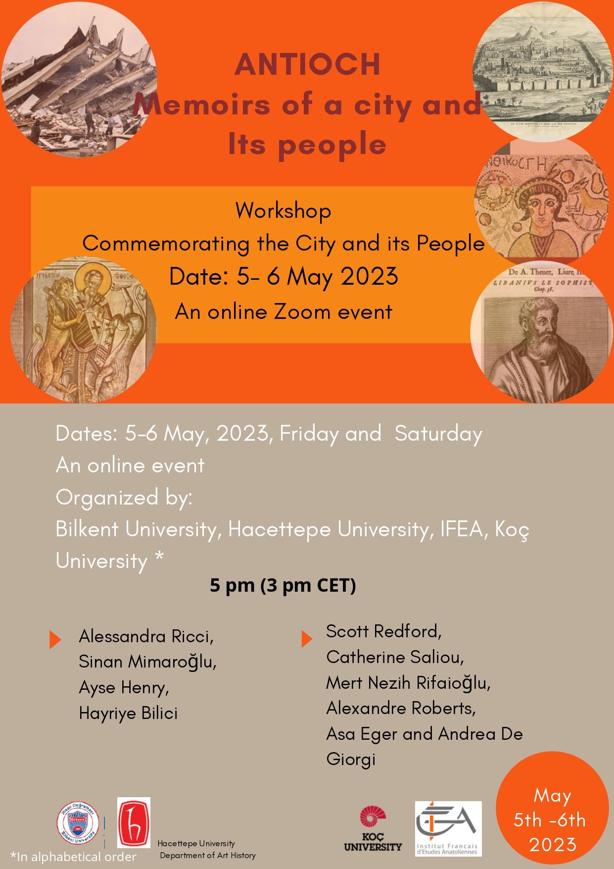 Workshop - ANTIOCH Memoirs of a city and Its people