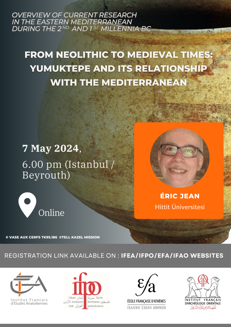 Cycle de conférences - Overview of Current Research in the Eastern Mediterranean During the 2nd and 1st Millennia BC