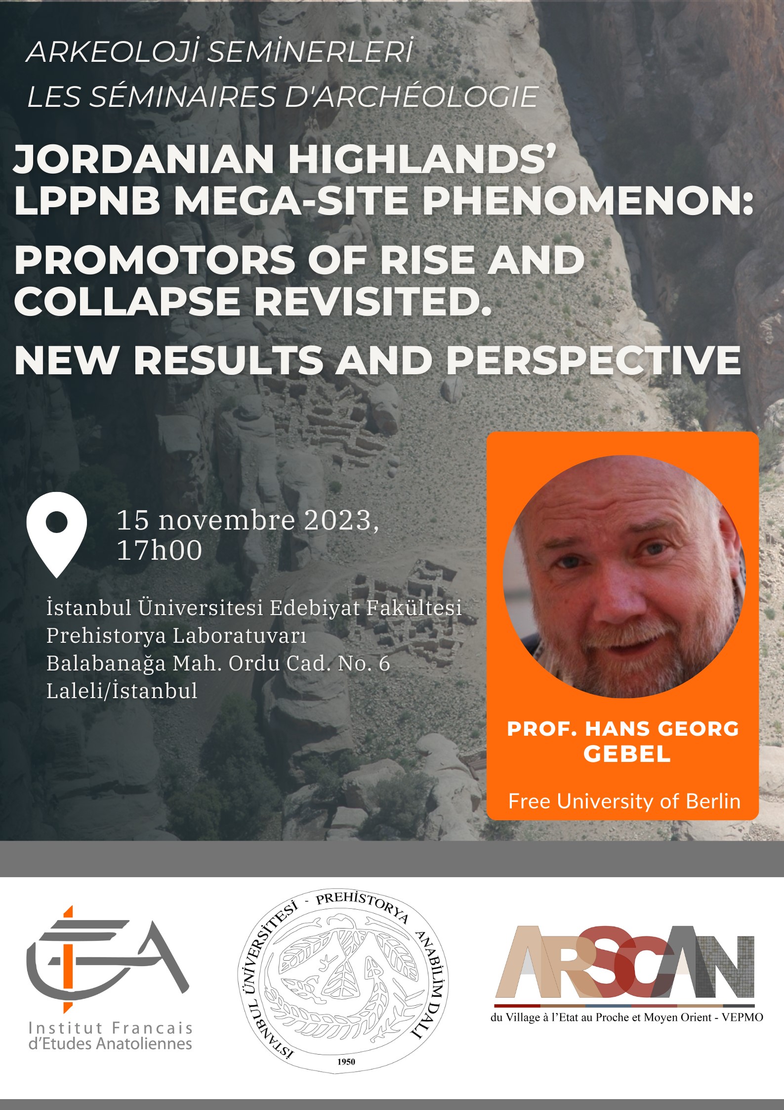 Cycle de conférences - Les Néolithiques dans l’est méditerranéen