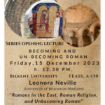 Conférence - Becoming and un-becoming Roman