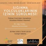 ANNULÉ - İPTAL Suivi des voyages d'asile: mouvement transnational des réfugiés vers le Canada en passant par la Turquie