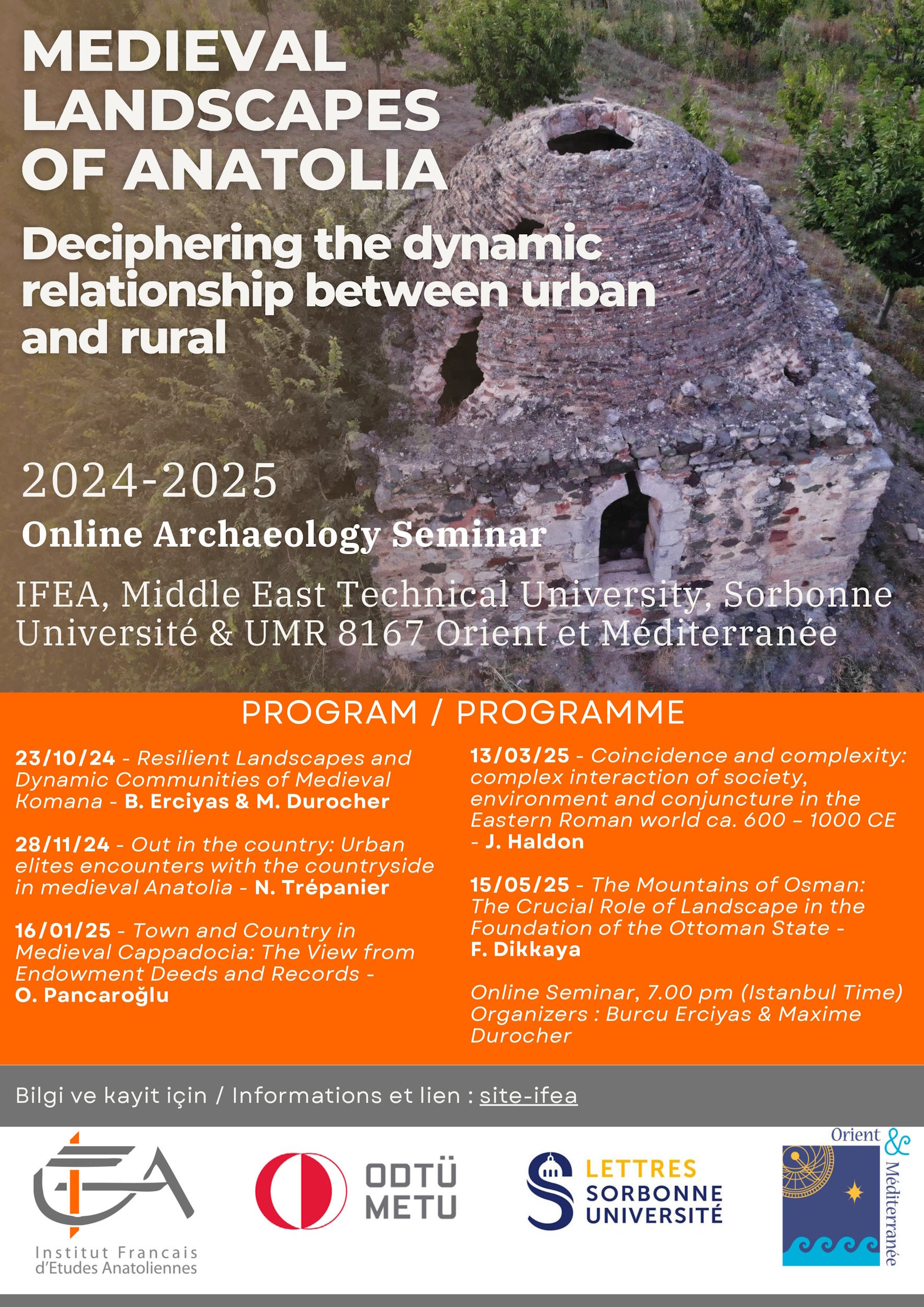 Seminar - Out in the country: Urban elites encounters with the countryside in medieval Anatolia