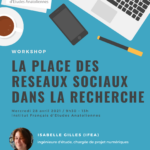 Journée d'étude: La place des réseaux sociaux dans la recherche