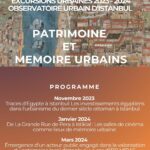 Cycle d’excursions urbaines 2023-2024 - Patrimoine et mémoire urbains