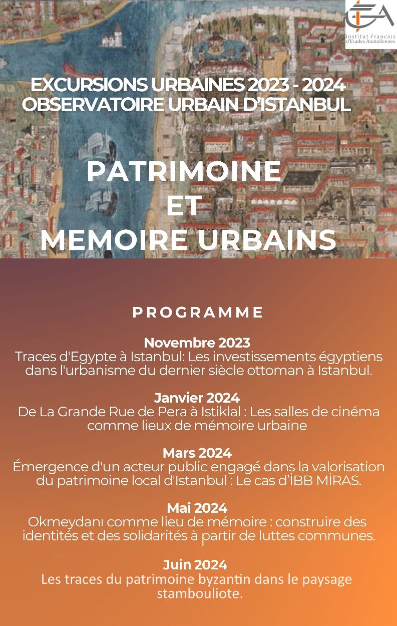 Excursion urbaine - Les traces du patrimoine byzantin dans le paysage stambouliote