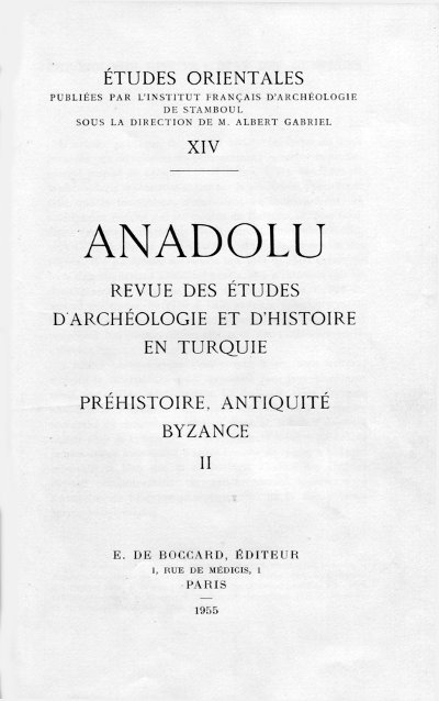 anadolu prehistoireII