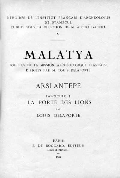 COLL I M 05 delaporte malatya