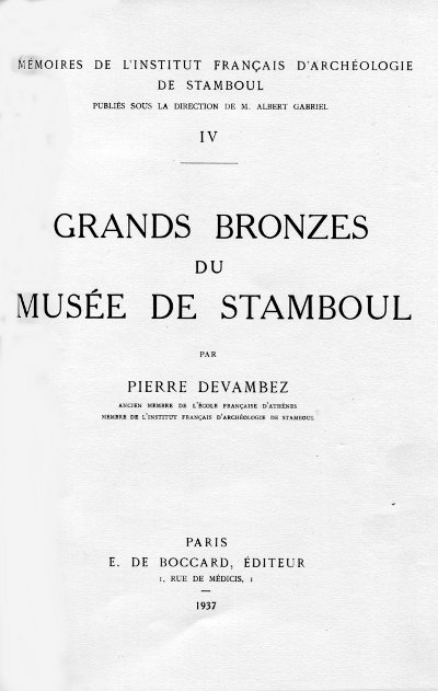 COLL I M 04 devambez grands bronzes