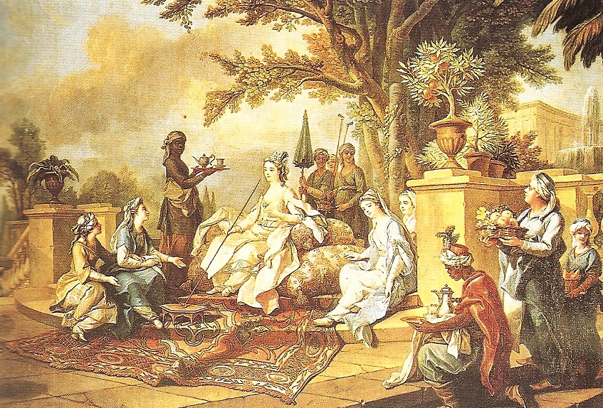 eunuques_noirs_et_blancs_au_service_de_la_sultane_Van_Loo