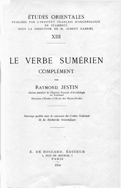 jestin verbe complement