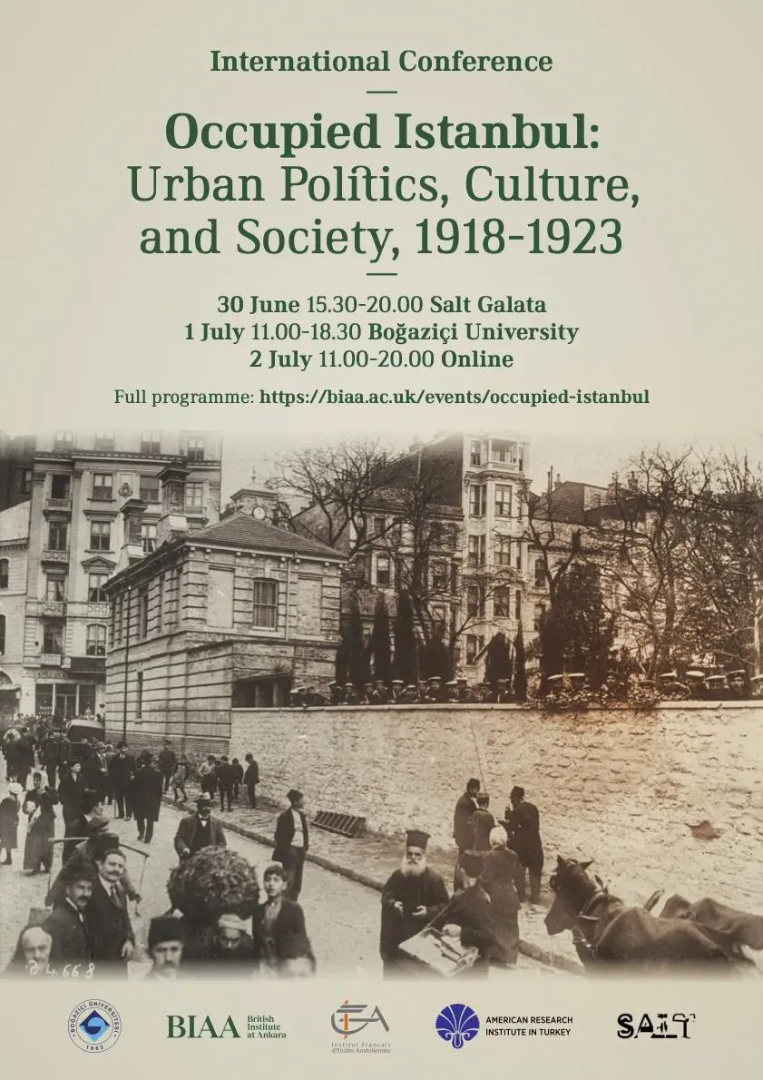 Occupied Istanbul: Urban Politics, Culture and Society, 1918-1923