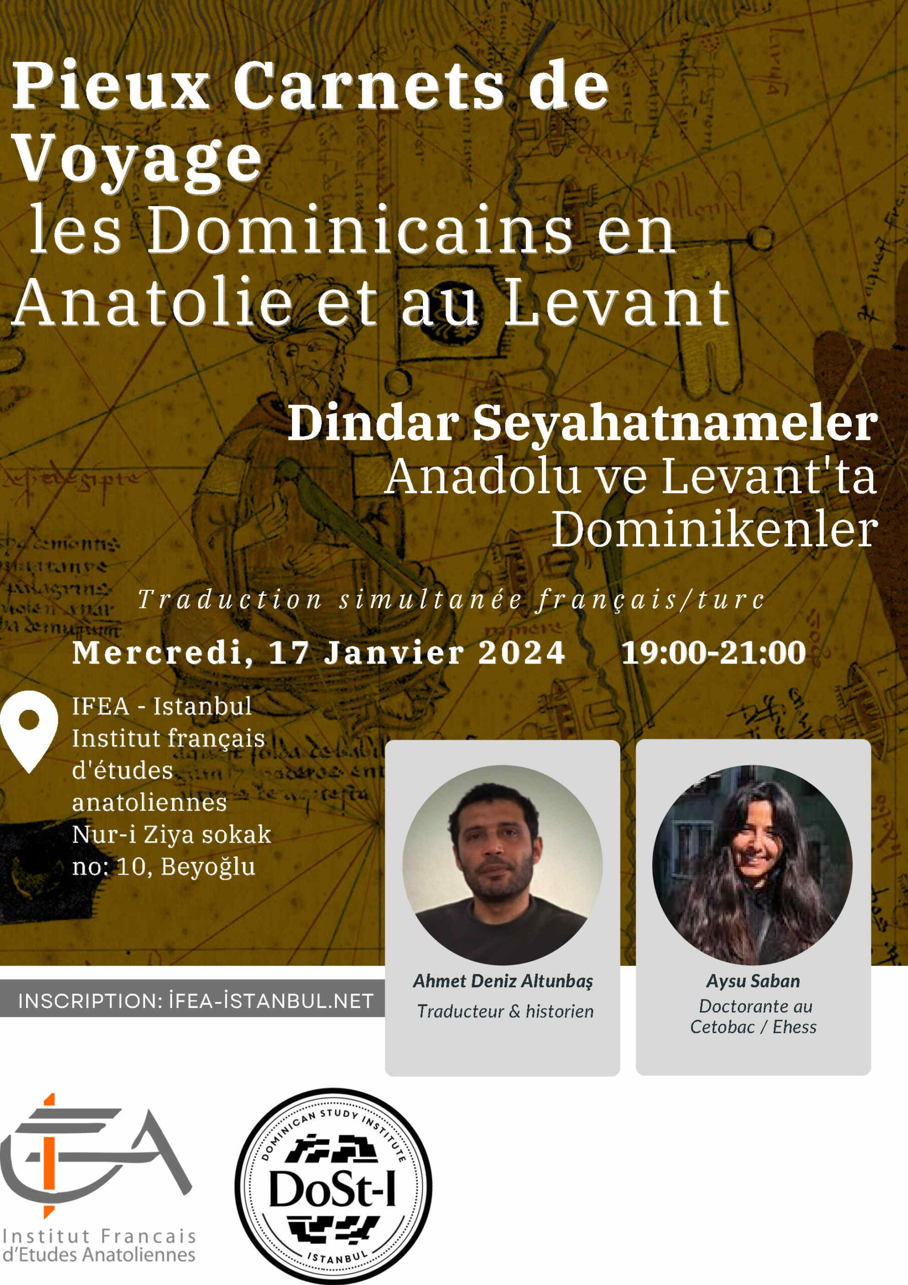 Conférence - Pieux Carnets de Voyage -  les Dominicains en Anatolie et au Levant