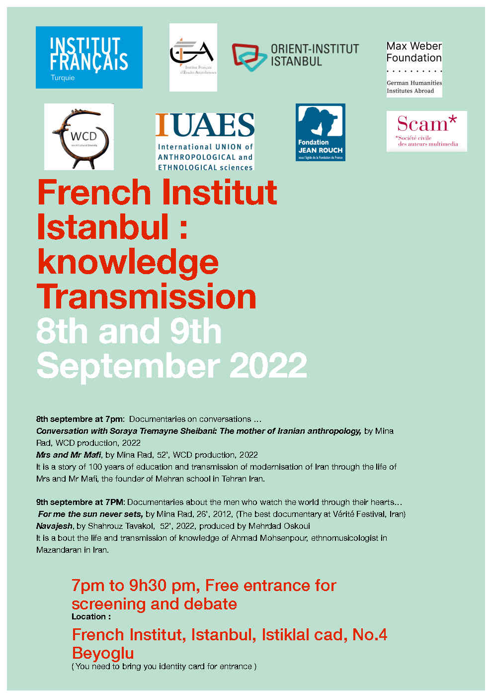 French Institut Istanbul : knowledge Transmission
