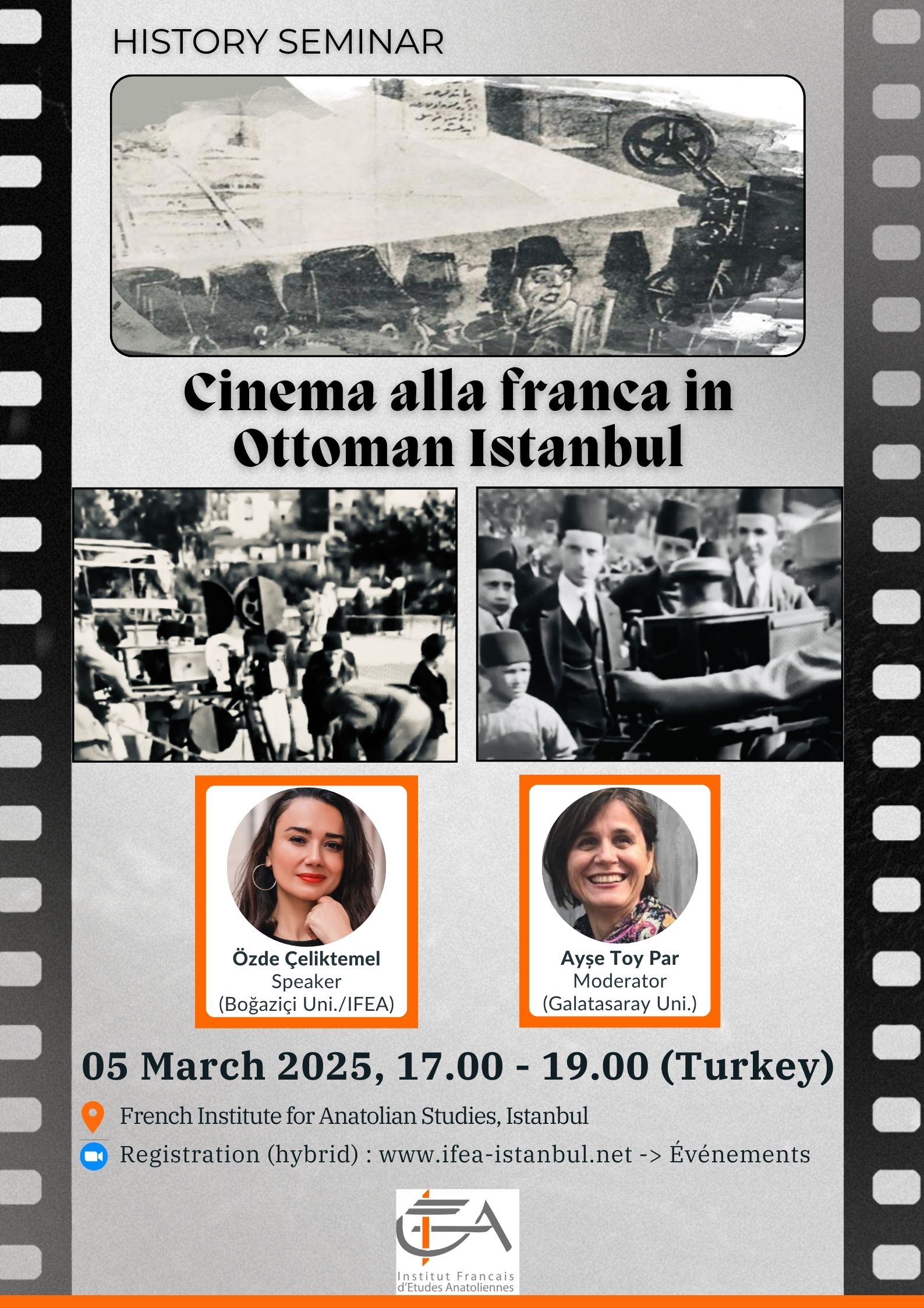 History Seminar - Cinema alla franca in Ottoman Istanbul