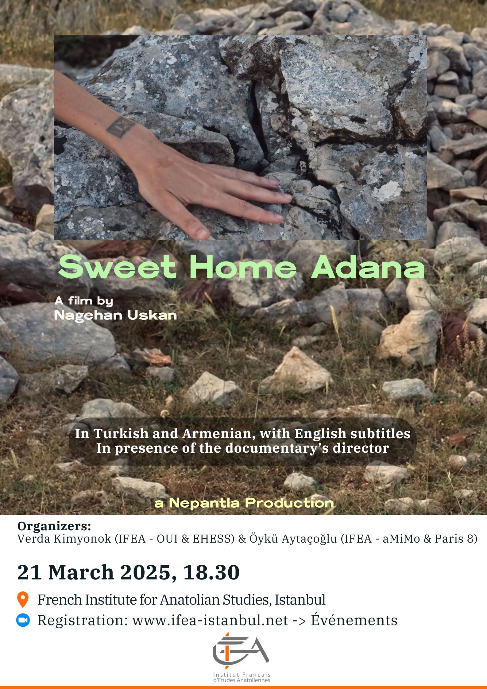 Invitation to the Screening of Sweet Home Adana