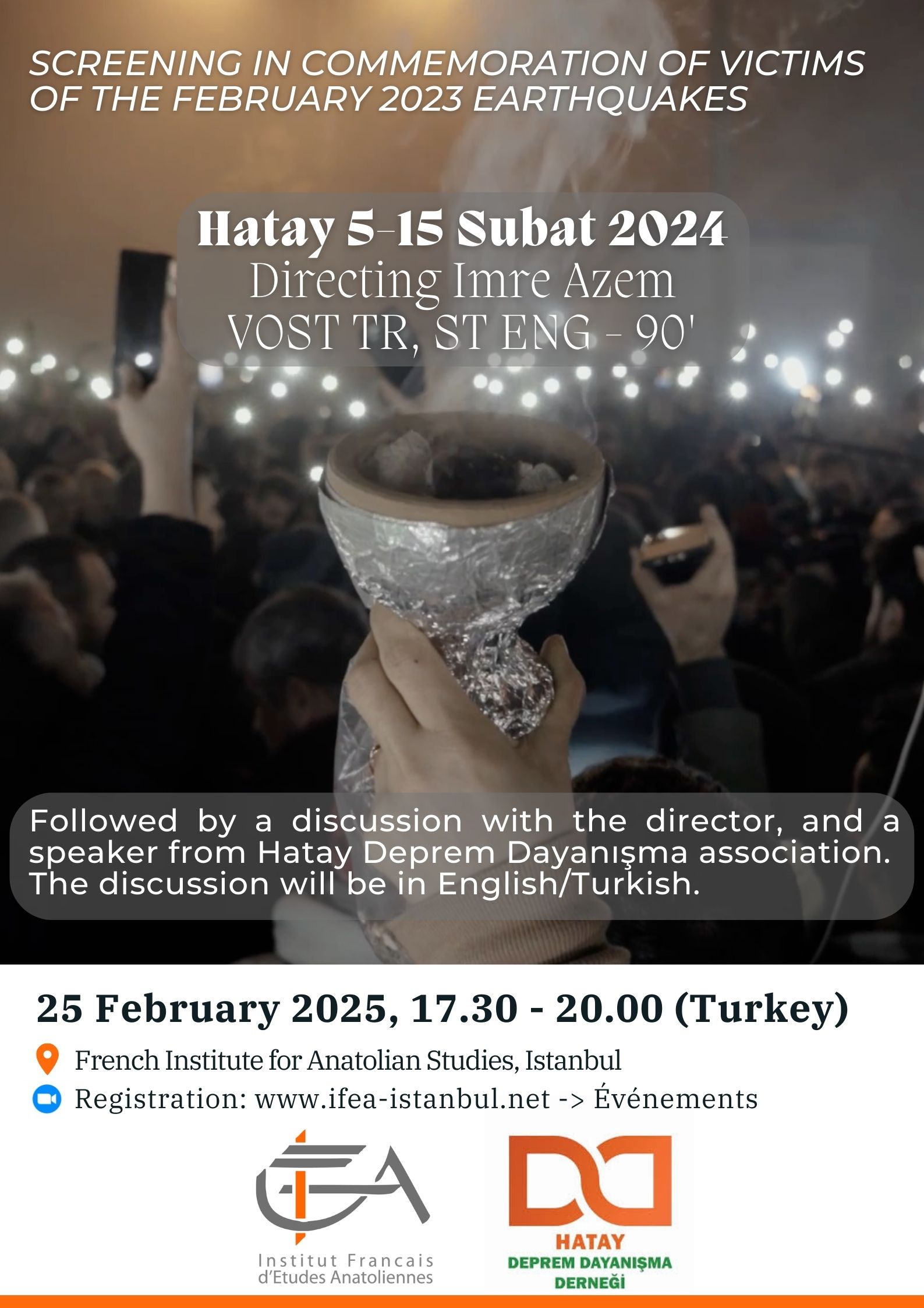 Film screening and debate - Hatay 5-15 Şubat 2024