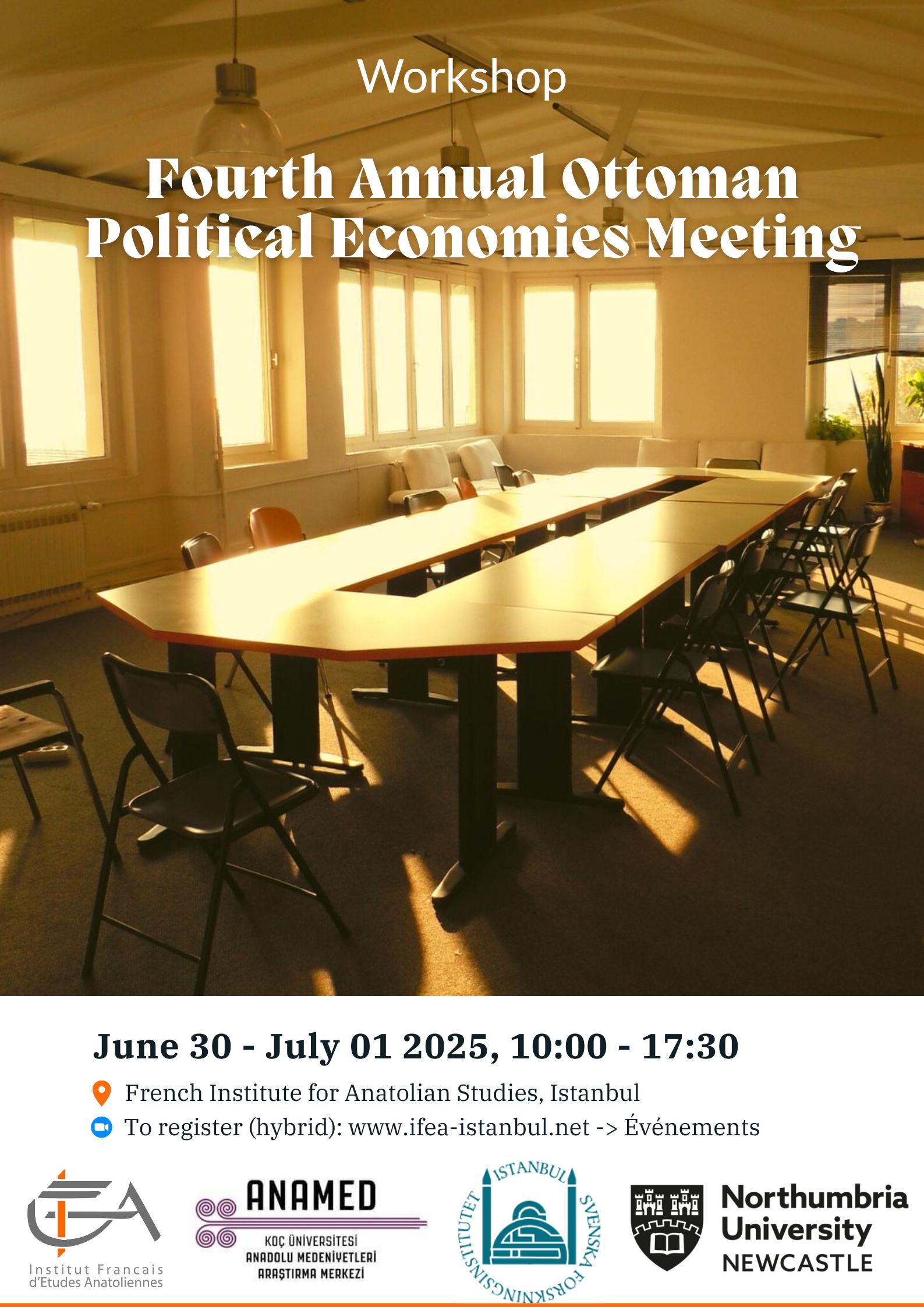 Workshop - Fourth Annual Ottoman Political Economies Meeting