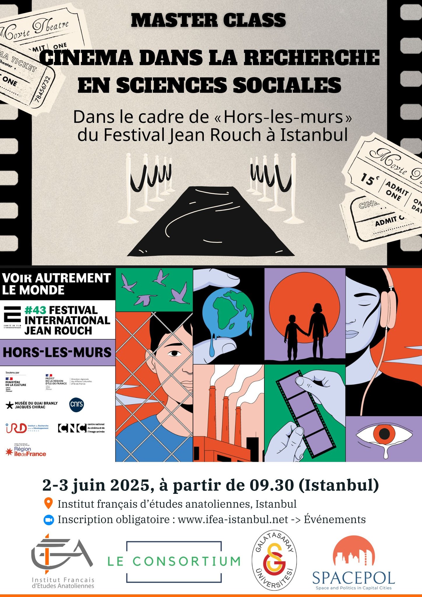 Master Class - Cinema dans la recherche en sciences sociales 3 juin 2025