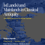 International Symposium (Athens) : Is(Lands) and Mainlands in Classical Antiquity