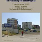 Journée d'étude – Istanbul 2025 / Gouverner l'après séisme : mobilisations, vulnérabilités et justice en contexte pos-catastrophes