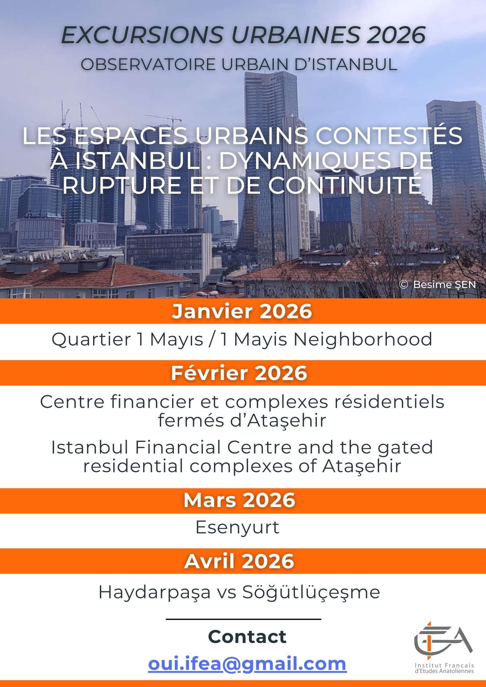 Excursion Urbaine #2 : Centre Financier d’Istanbul et les Résidences Fermées d’Ataşehir 