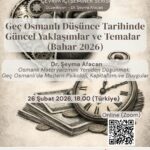 IFEA & Tarih Vakfı - Konuşma Serisi - Geç Osmanlı Düşünce Tarihinde Güncel Yaklaşımlar ve Temalar