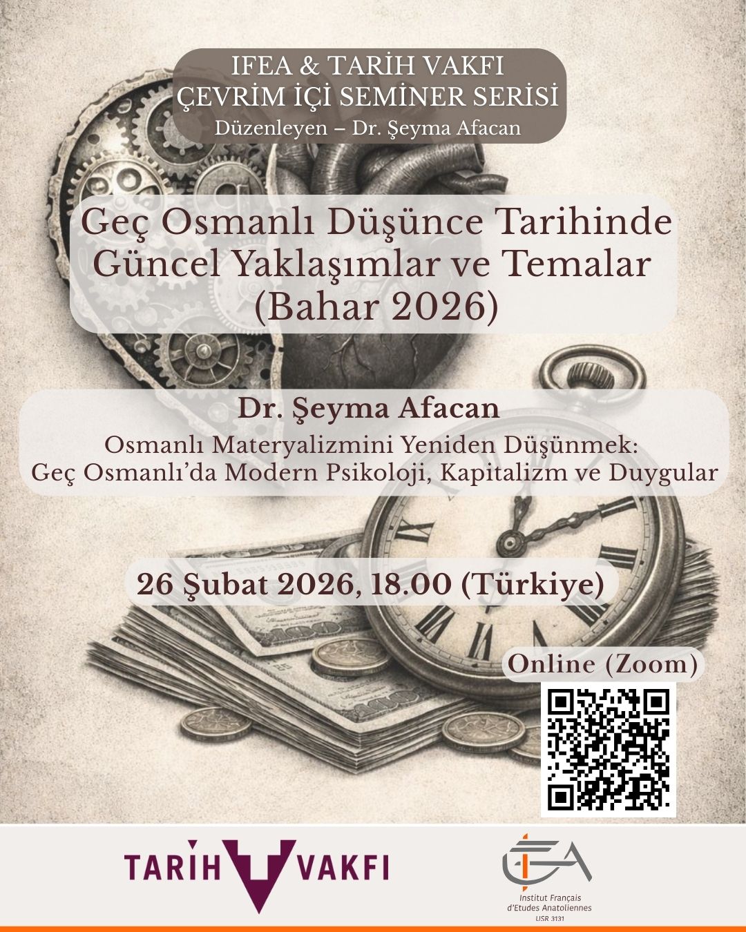 IFEA & Tarih Vakfı - Konuşma Serisi - Geç Osmanlı Düşünce Tarihinde Güncel Yaklaşımlar ve Temalar