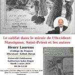 Conférence - Le califat dans le miroir de l'Occident : Massignon, Saint-Priest et les autres