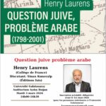 Conférence - Question Juive Problème Arabe