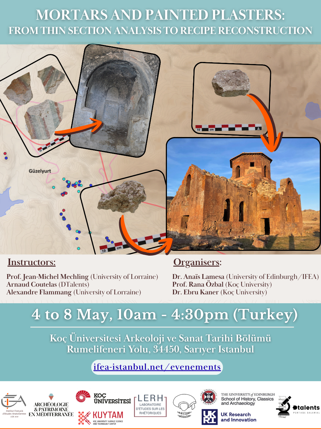 Workshop: Mortars and Painted Plasters: From Thin Section Analysis to Recipe Reconstruction