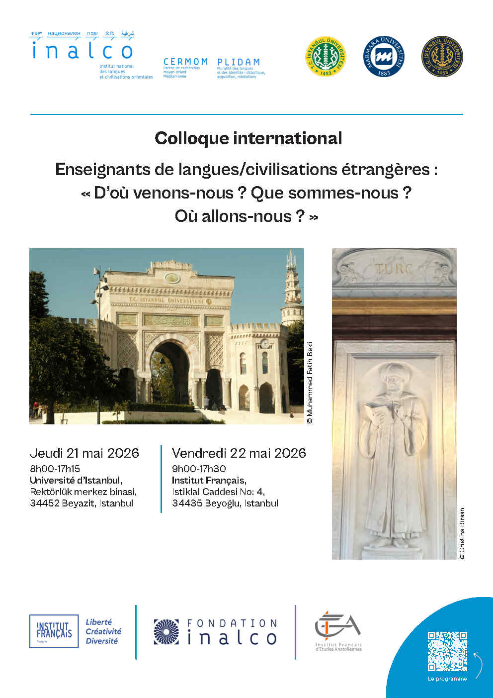 International Conference - Teachers of foreign languages/civilizations: “Where do we come from? What are we? Where are we going?”