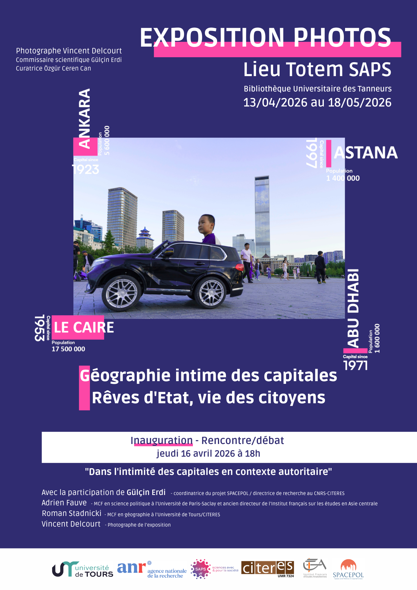 Exposition photos - Géographie intime des capitales, Rêve d'Etat vie des citoyens