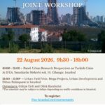 Workshop - IFEA – IGU URBAN COMMISSION JOINT WORKSHOP