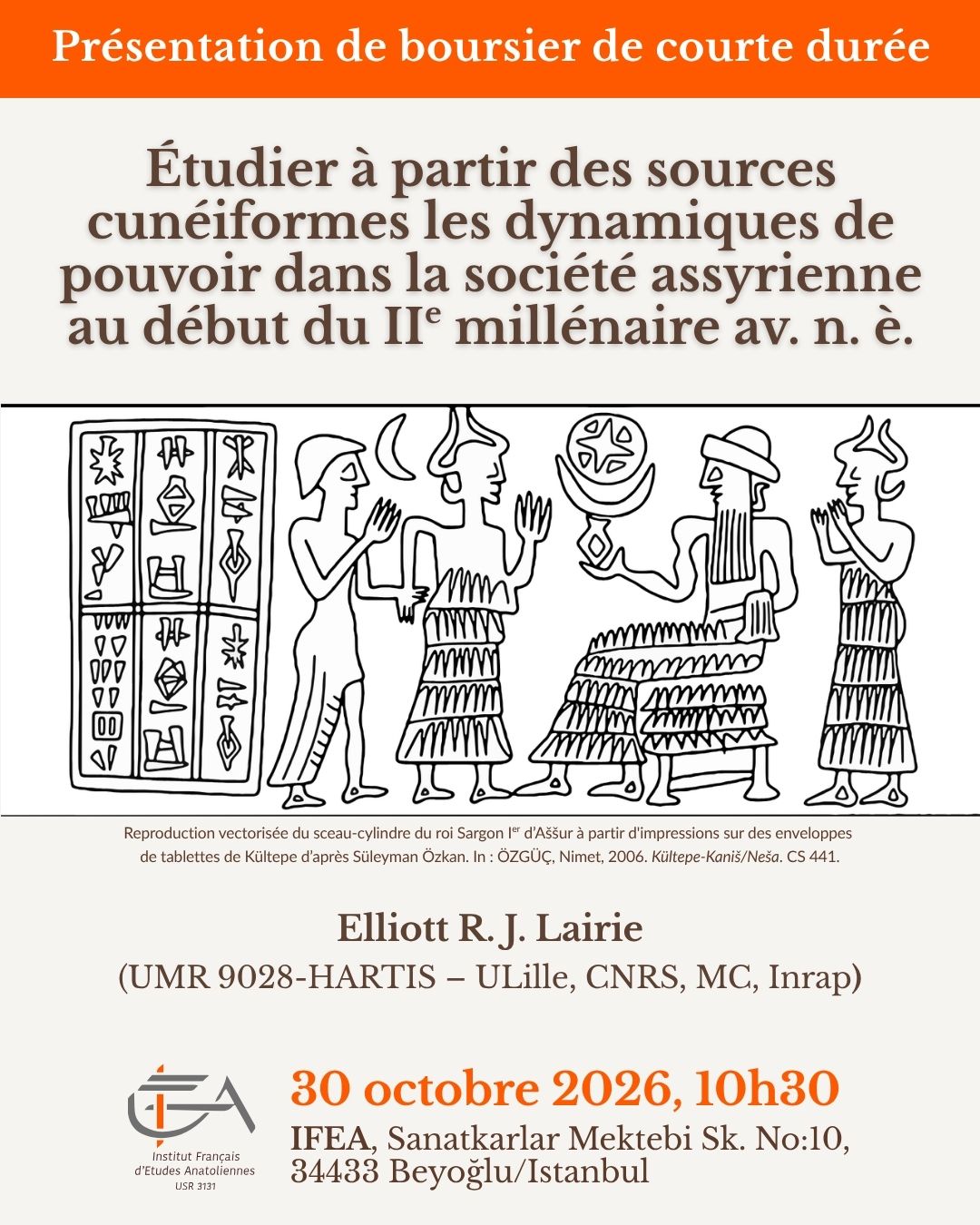 Étudier à partir des sources cunéiformes les dynamiques de pouvoir dans la société assyrienne au début du IIe millénaire av. n. è.